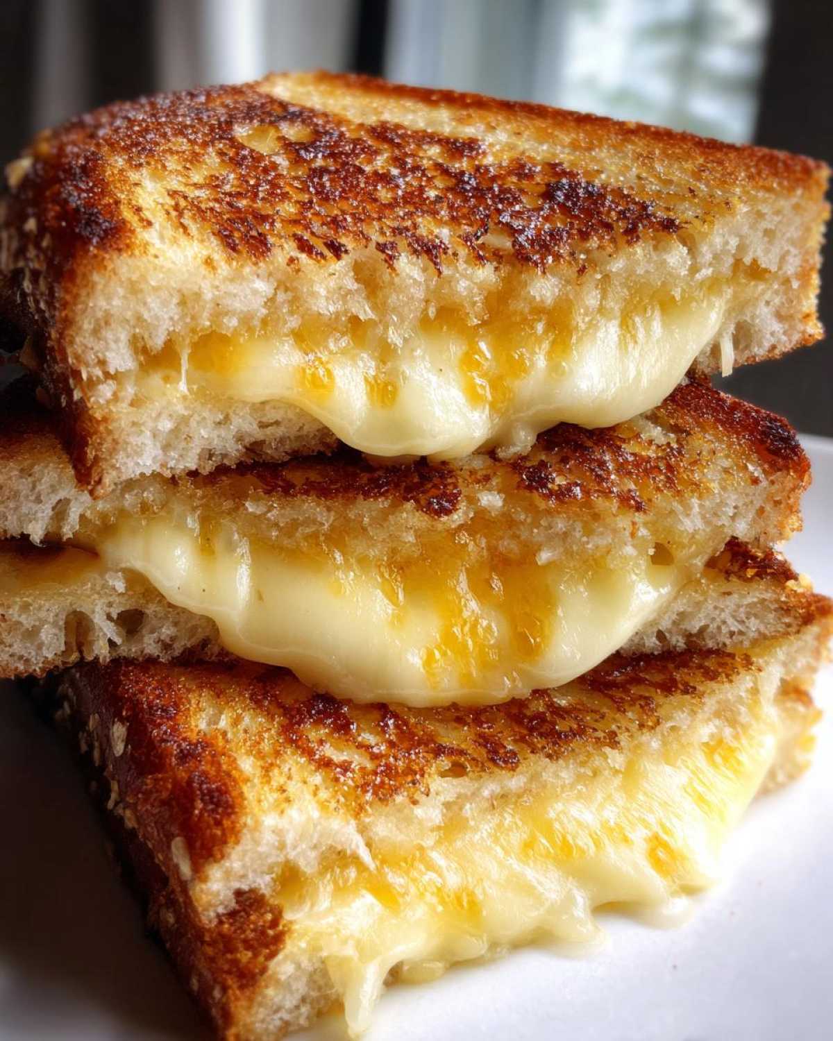 Triple Cheese Grilled Cheese (Ultimate Melt) - detail 3