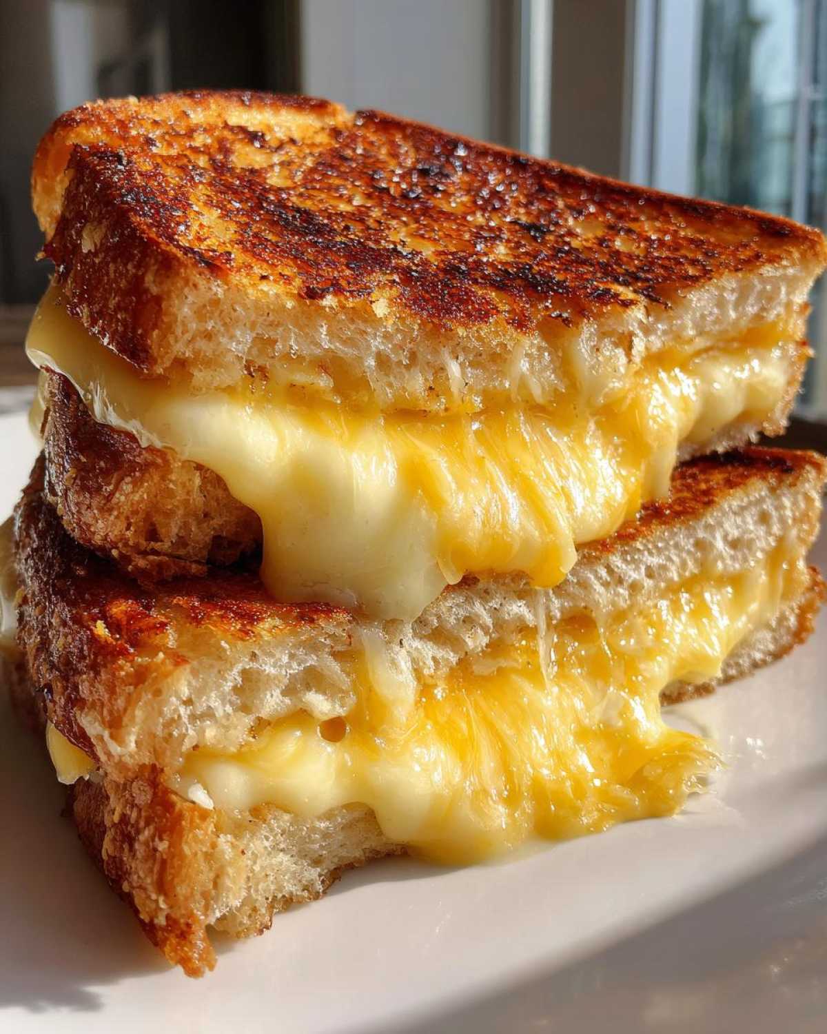 Triple Cheese Grilled Cheese (Ultimate Melt) - detail 4