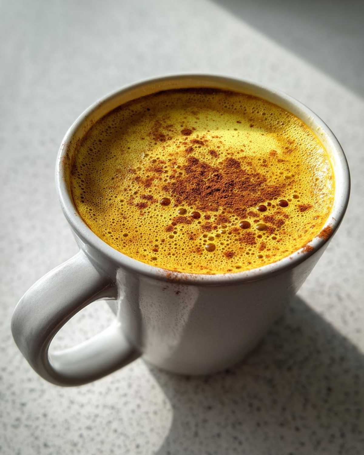 Turmeric Golden Milk Latte with Ginger - detail 2