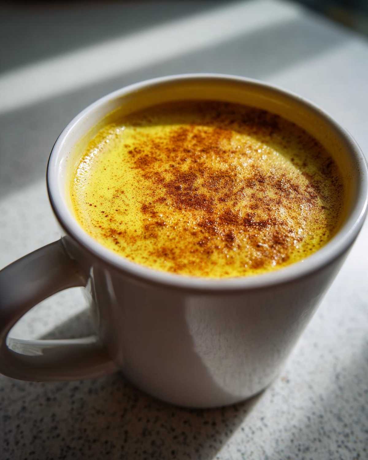 Turmeric Golden Milk Latte with Ginger - detail 4
