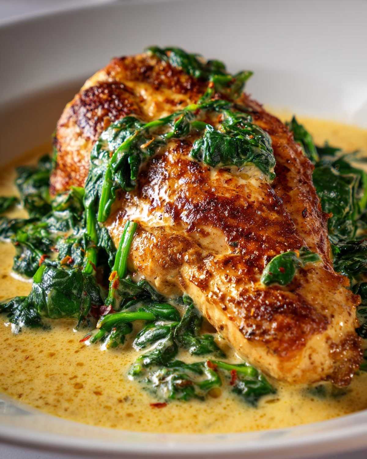 Tuscan Chicken with Spinach and Parmesan - detail 3