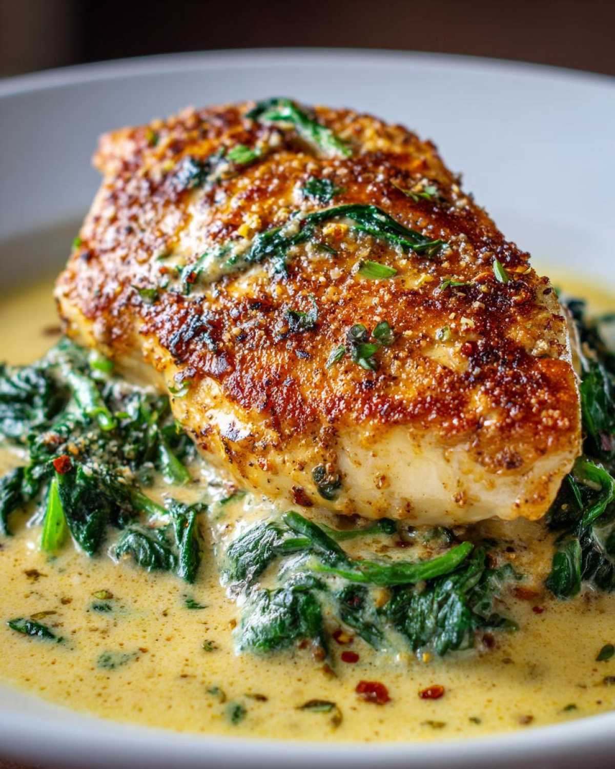 Tuscan Chicken with Spinach and Parmesan - detail 4