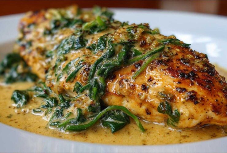 Tuscan Chicken with Spinach and Parmesan