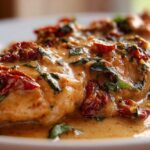 Tuscan Sun-Dried Tomato Chicken Bake