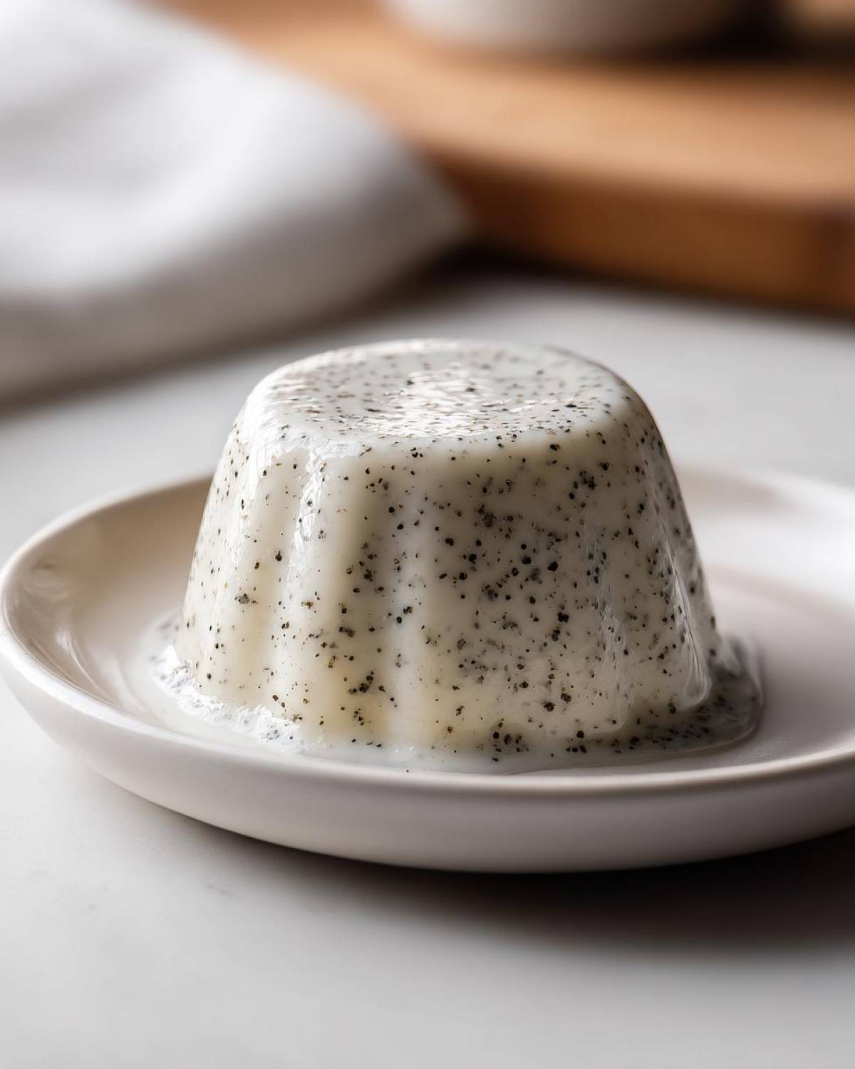 Vanilla Bean Panna Cotta - detail 1