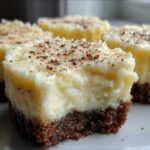 Vanilla Eggnog Cheesecake Bites