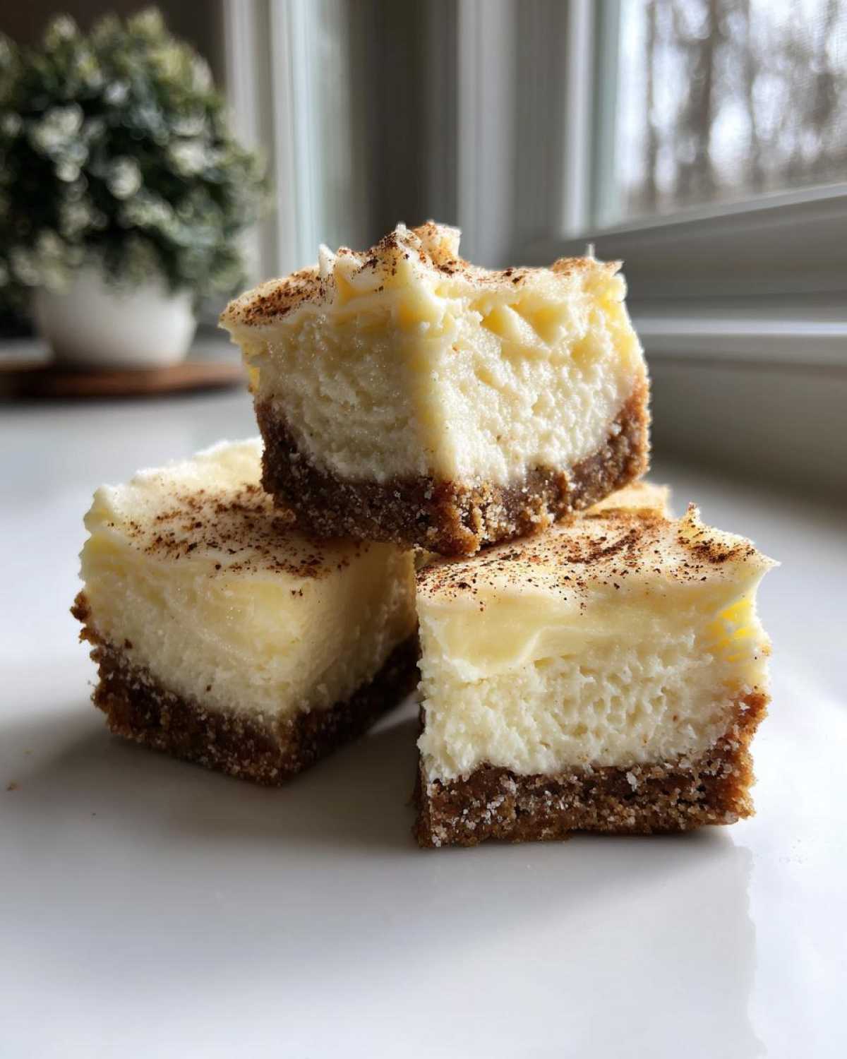 Vanilla Eggnog Cheesecake Bites - detail 2