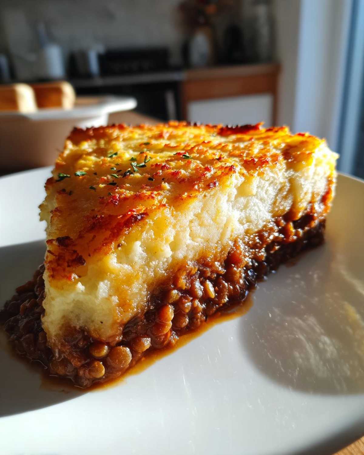 Vegan Lentil Shepherd's Pie (Meatless Comfort) - detail 2