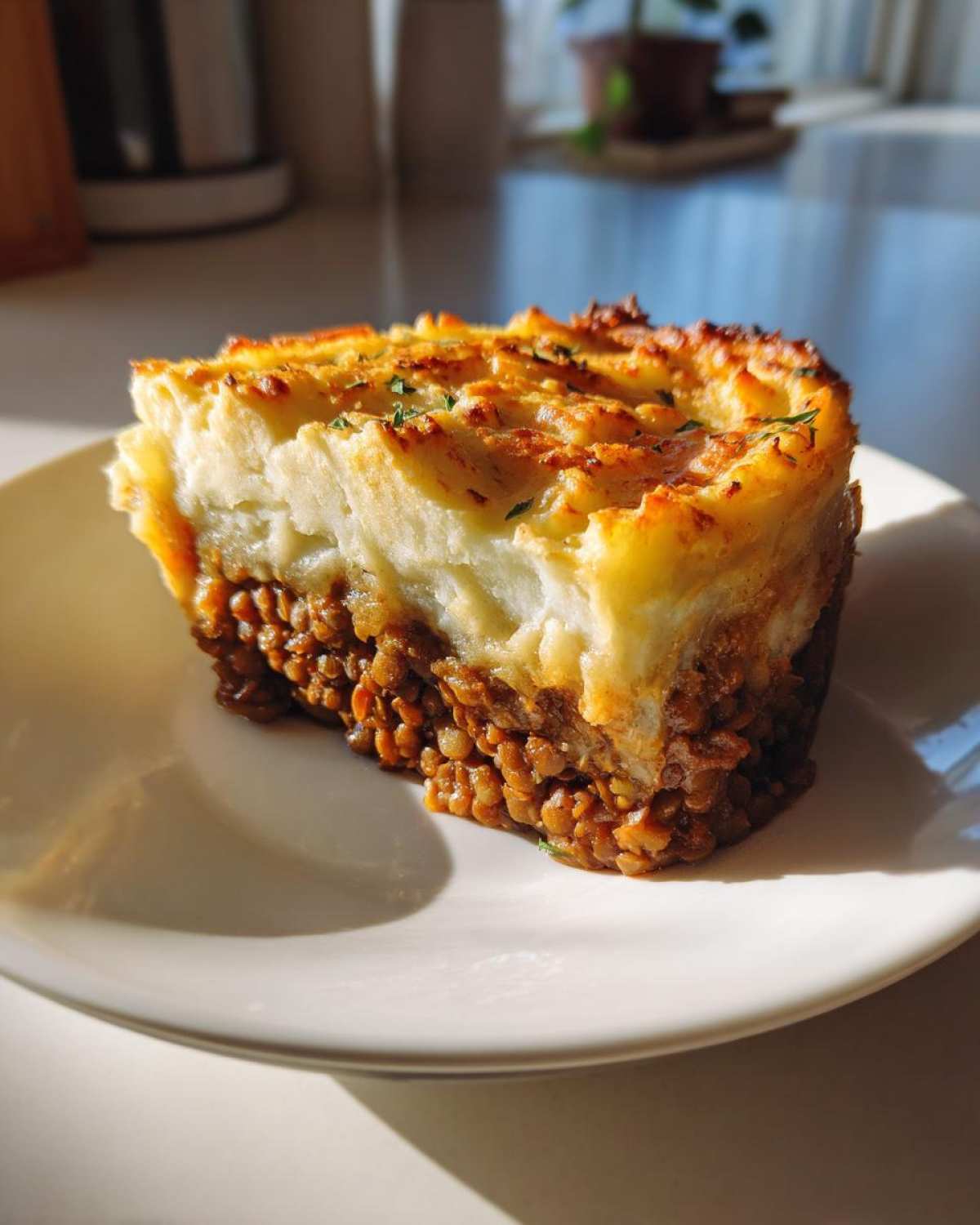 Vegan Lentil Shepherd's Pie (Meatless Comfort) - detail 3