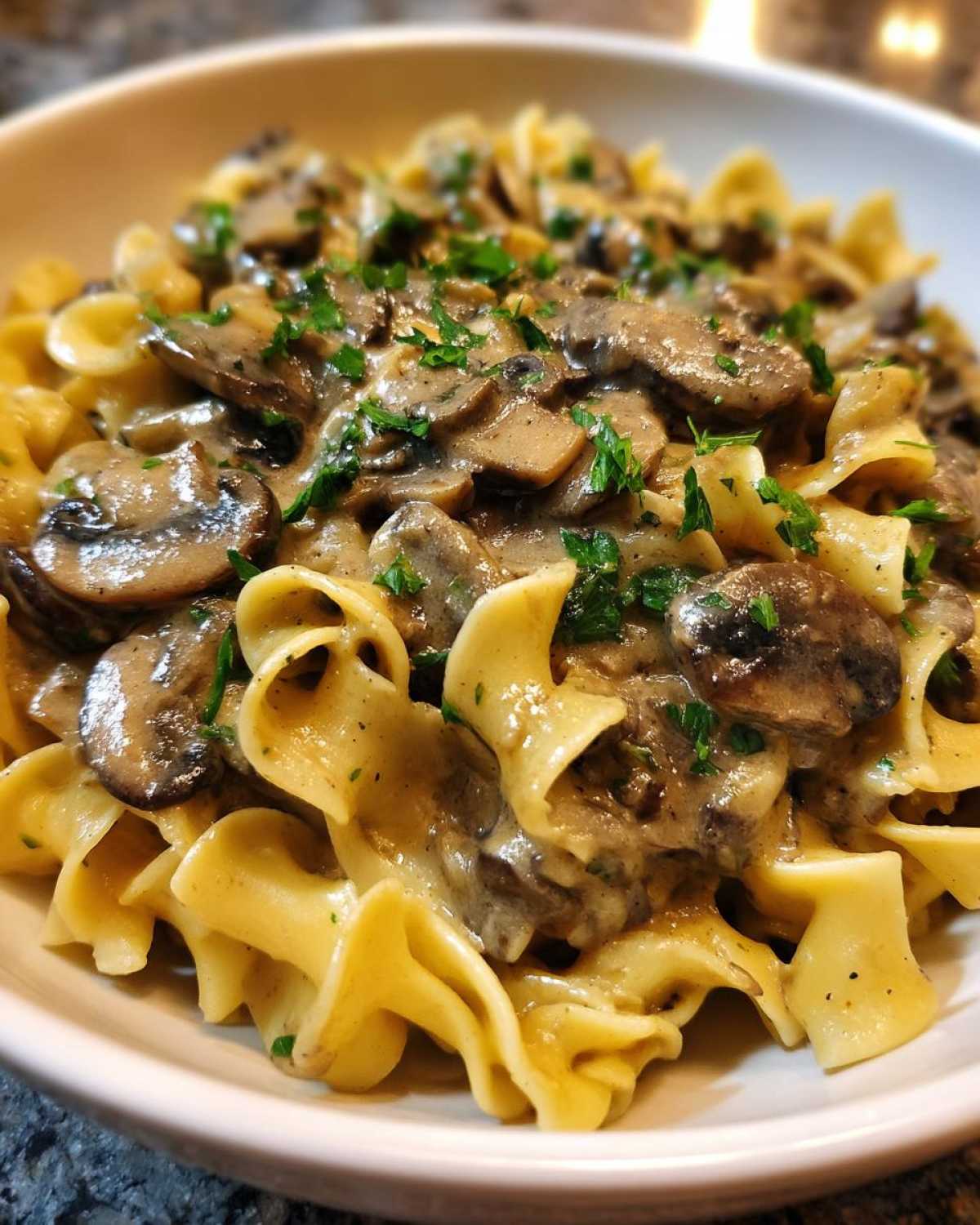 Vegan Mushroom Stroganoff (Creamy Dairy-Free Comfort) - detail 2