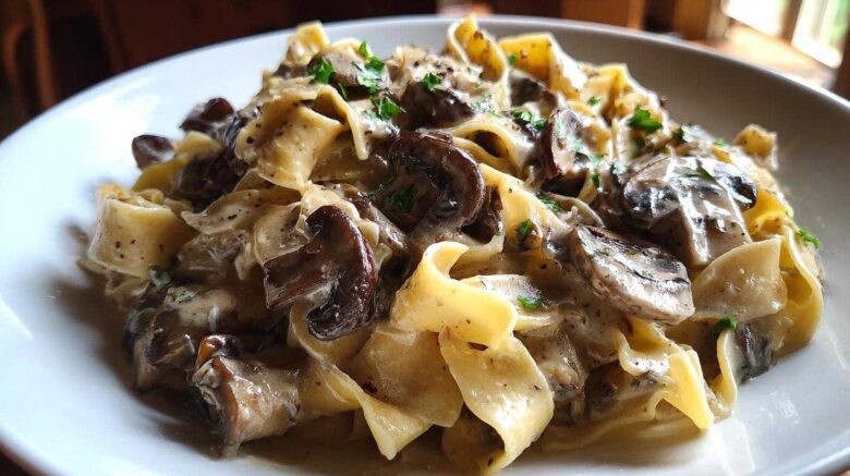 Vegan Mushroom Stroganoff (Creamy Dairy-Free Comfort)