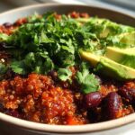 Vegetarian Chili with Quinoa and Beans