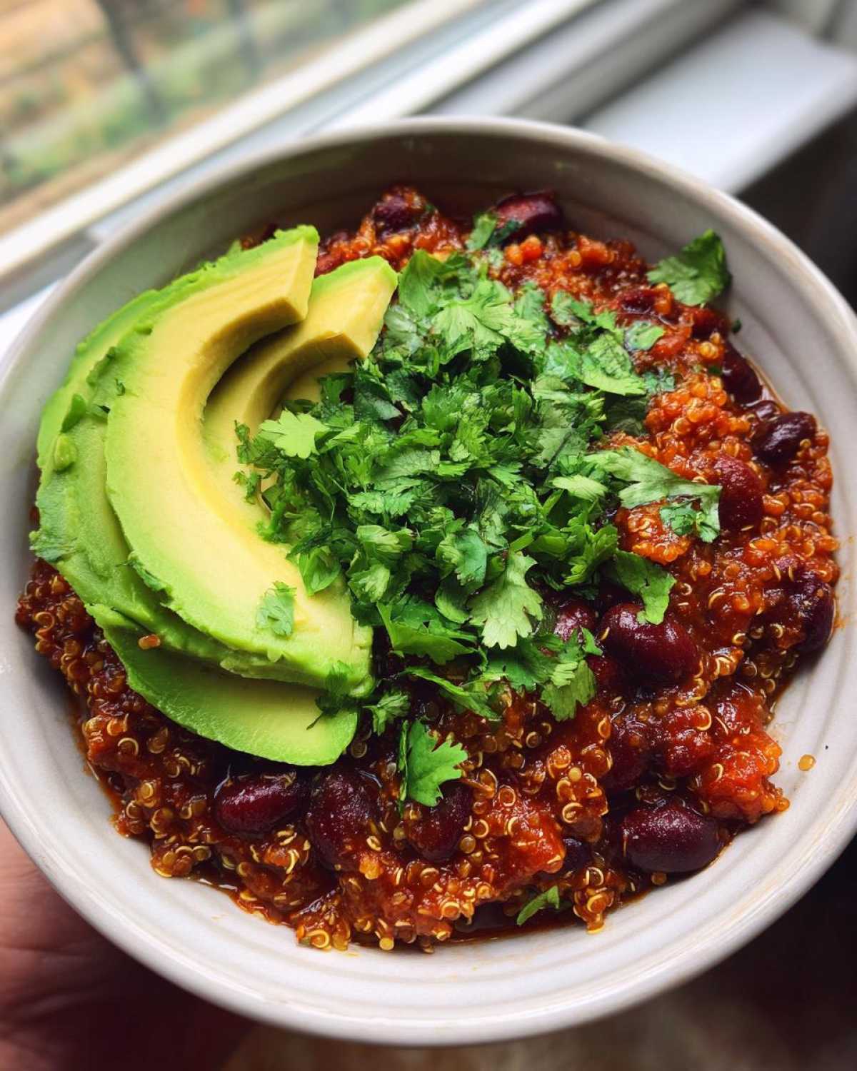 Vegetarian Chili with Quinoa and Beans - detail 2