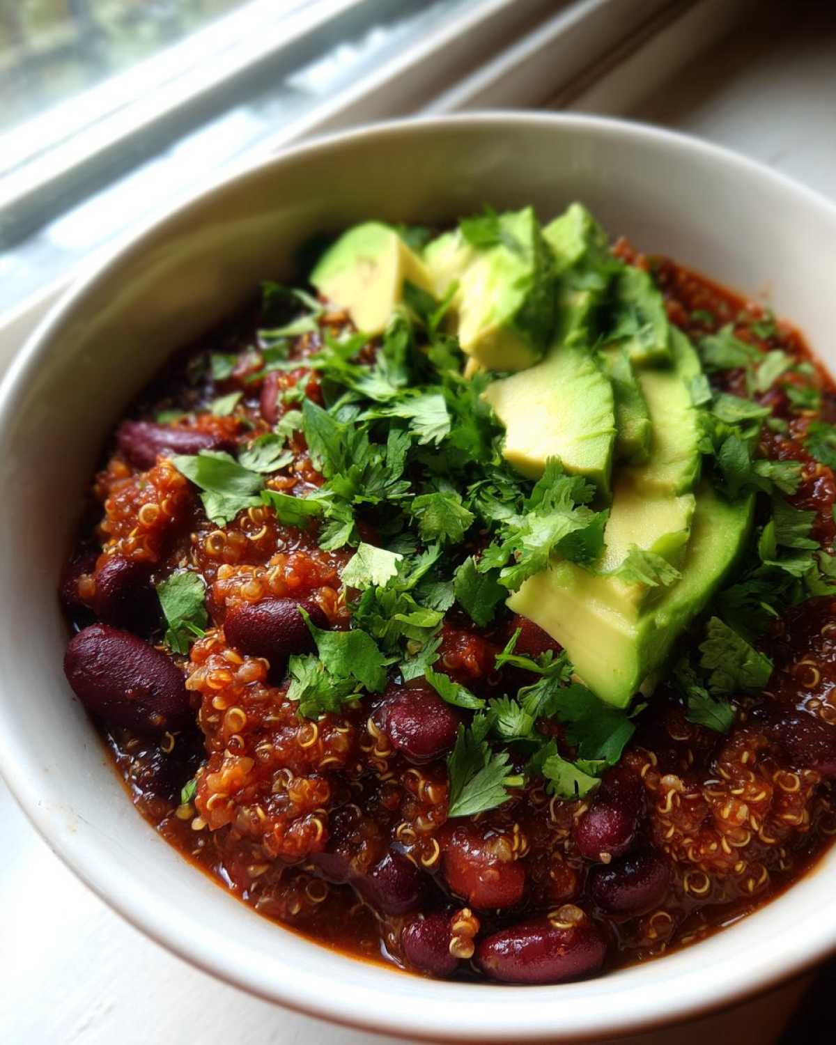 Vegetarian Chili with Quinoa and Beans - detail 3