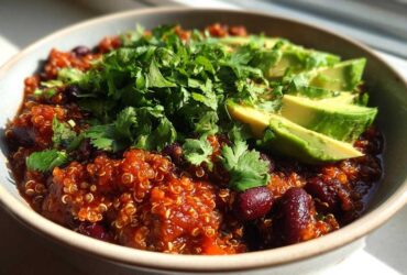 Vegetarian Chili with Quinoa and Beans
