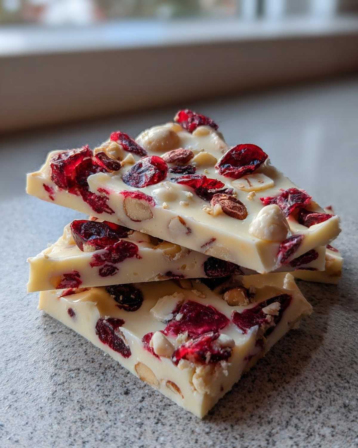 White Chocolate Cranberry Nut Bark - detail 1
