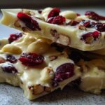 White Chocolate Cranberry Nut Bark
