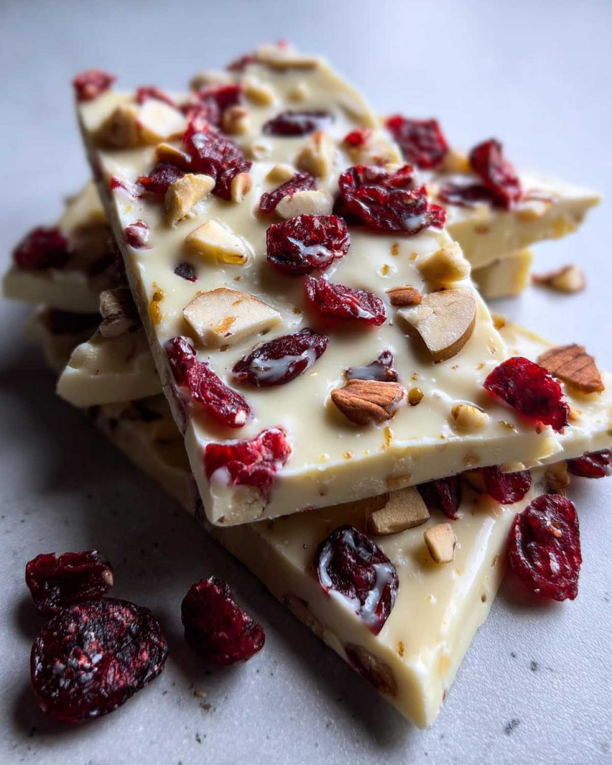 White Chocolate Cranberry Nut Bark - detail 3