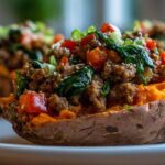 Whole30 Stuffed Sweet Potatoes (January Reset Meal)