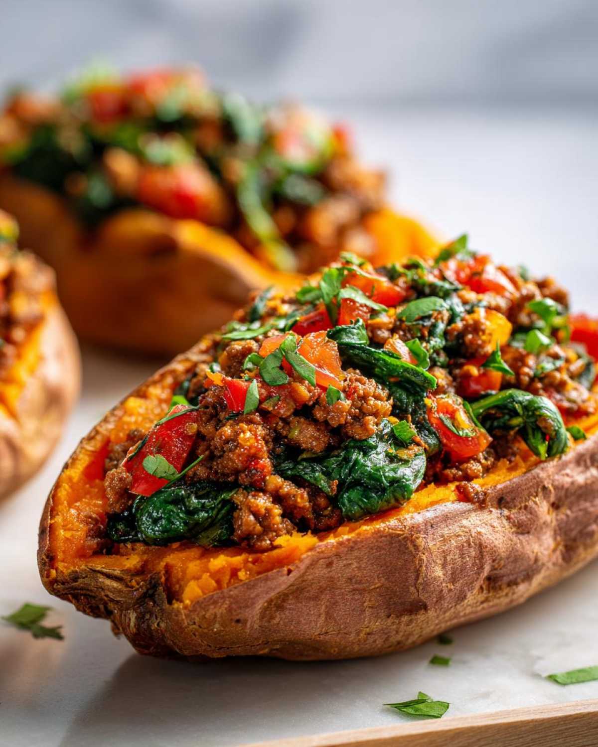 Whole30 Stuffed Sweet Potatoes (January Reset Meal) - detail 2