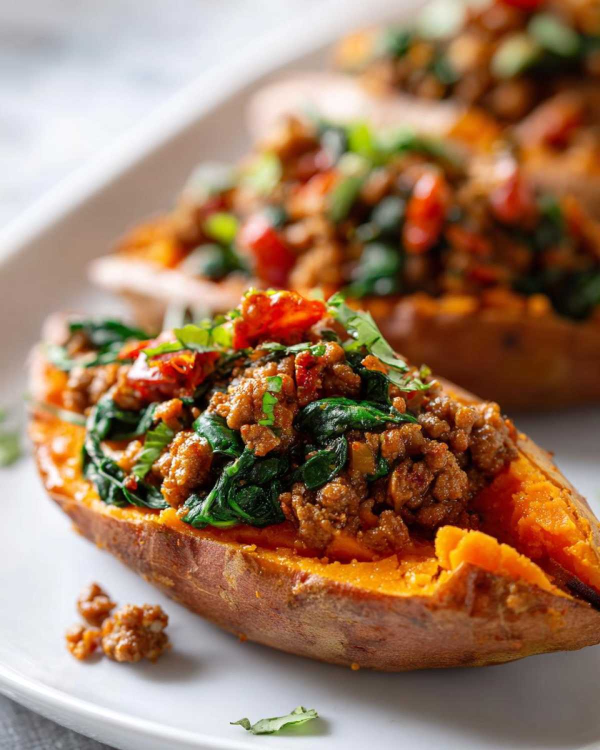 Whole30 Stuffed Sweet Potatoes (January Reset Meal) - detail 3