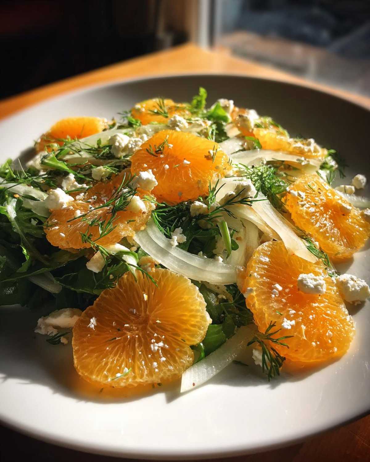 Winter Citrus Arugula Salad with Fennel - detail 1