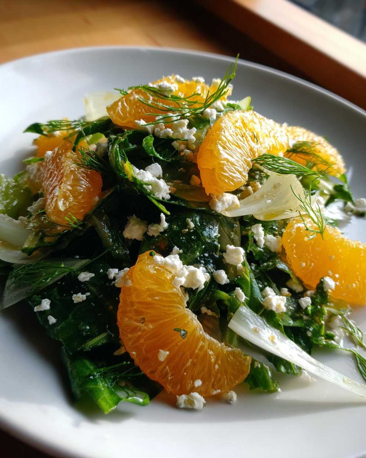 Winter Citrus Arugula Salad with Fennel - detail 2