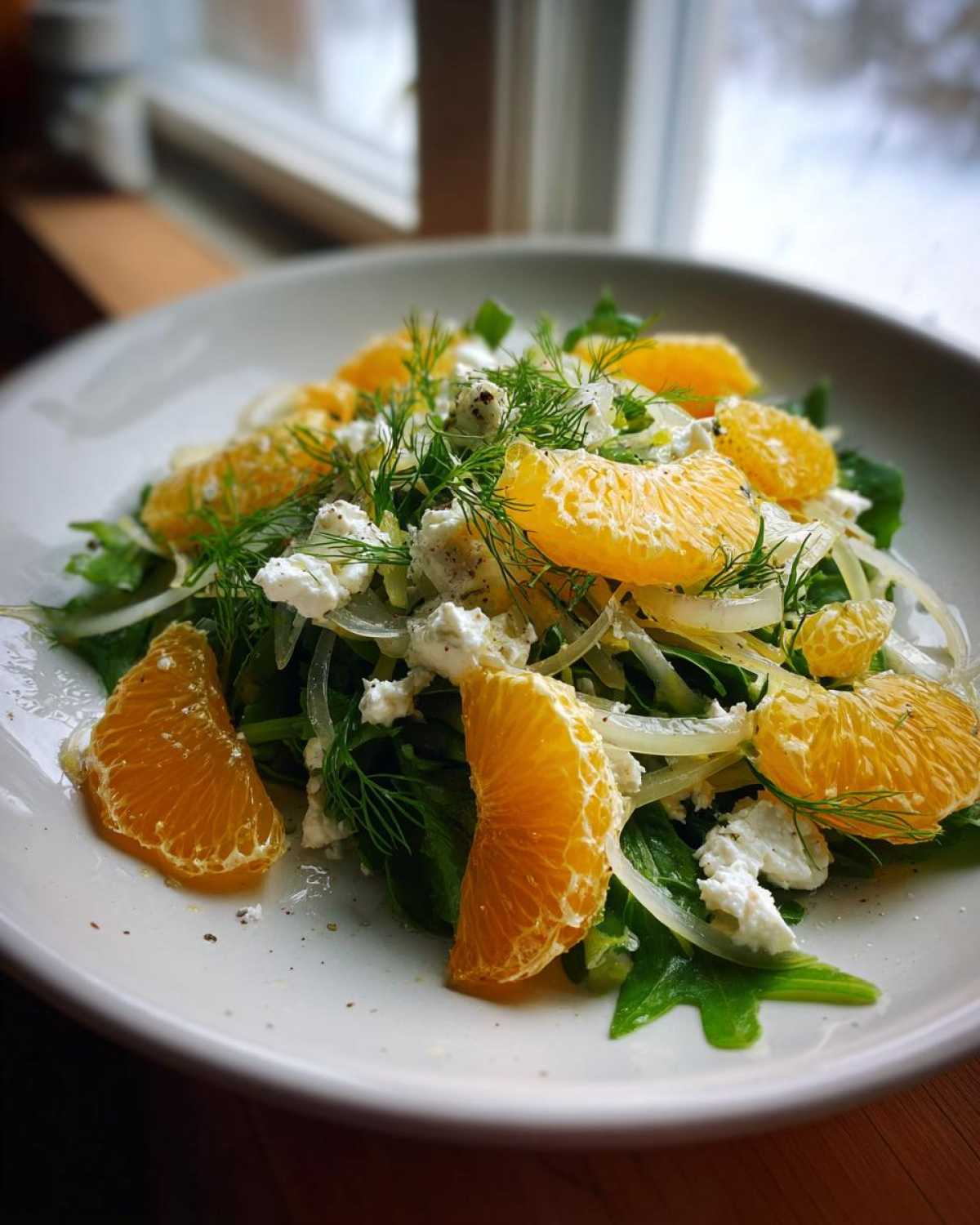 Winter Citrus Arugula Salad with Fennel - detail 3