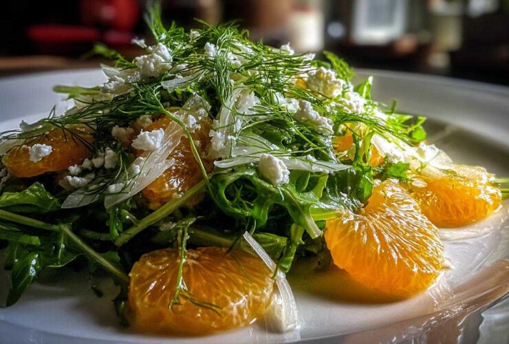 Winter Citrus Arugula Salad with Fennel