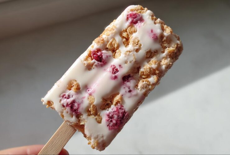 Yogurt Granola Popsicles (Breakfast on the Go)